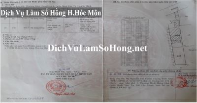 Dịch Vụ Làm Sổ Hồng Huyện Hóc Môn