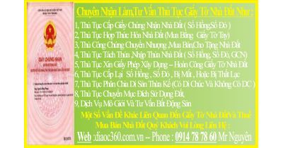 Nhận Làm Chuyển Nhượng Chung Cư Tại Nhà Quận 11